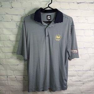 FOOTJOY Titleist PGA Golf Striped Polo Shirt Small